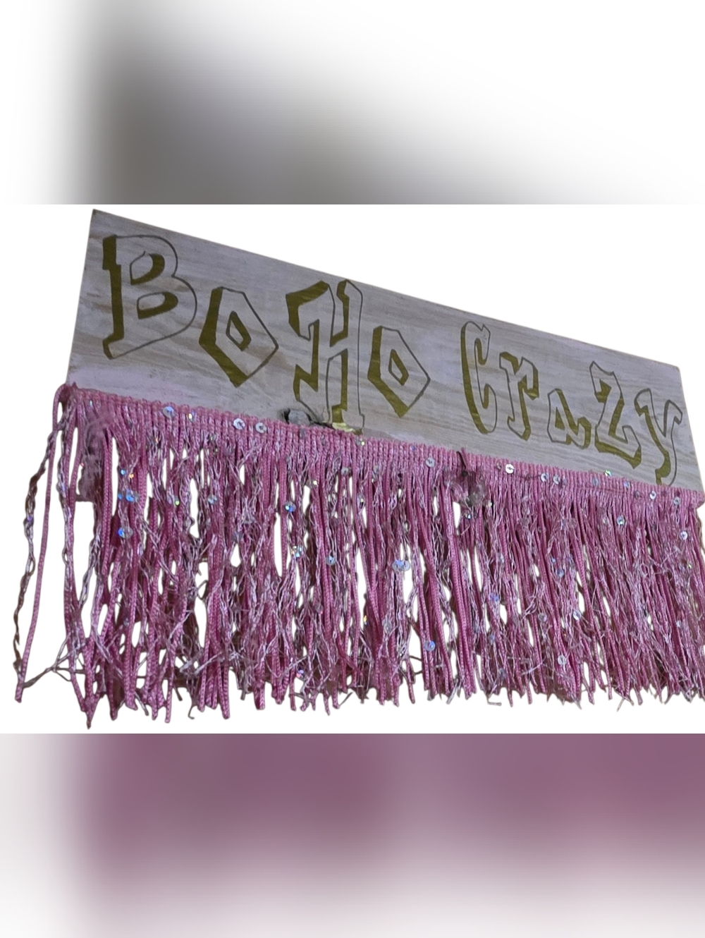 Boho Wall Decor With Fringe